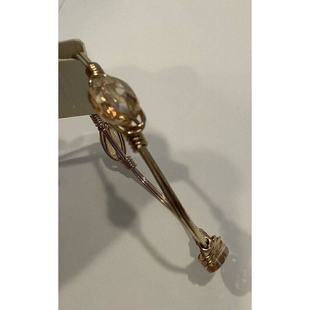 Gold Jewel Bracelet Costume Jewelry by Davinci NEW